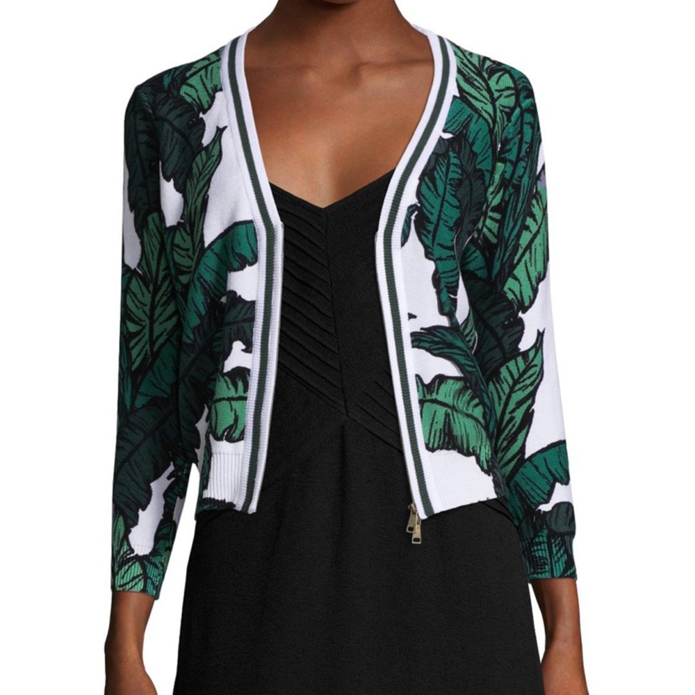 Revolve Palm Leaf Cardigan - NWT - XS